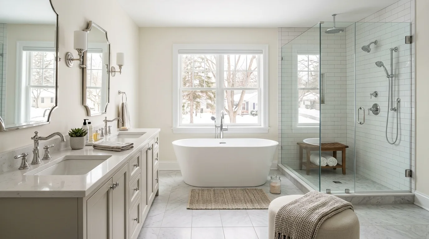 Residential plumbing repair project in the east metro, MN