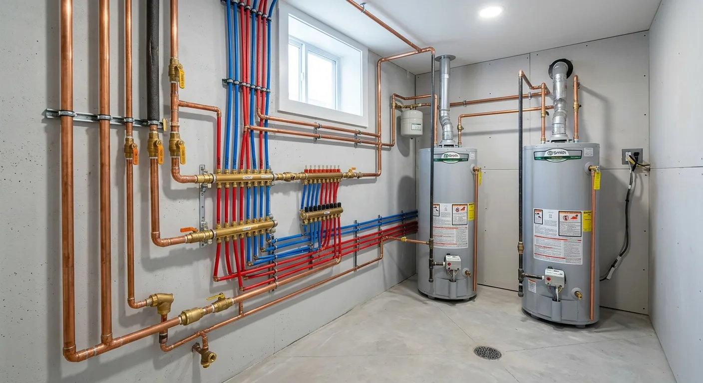 Residential plumbing repair project in the east metro, MN