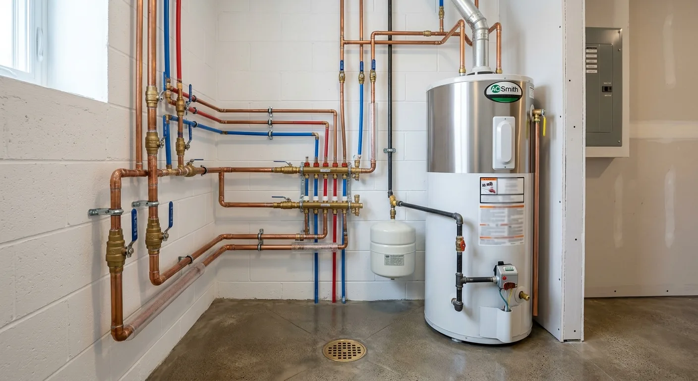 Residential plumbing repair project in the east metro, MN