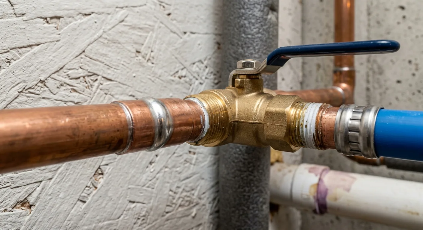 Residential plumbing repair project in the east metro, MN