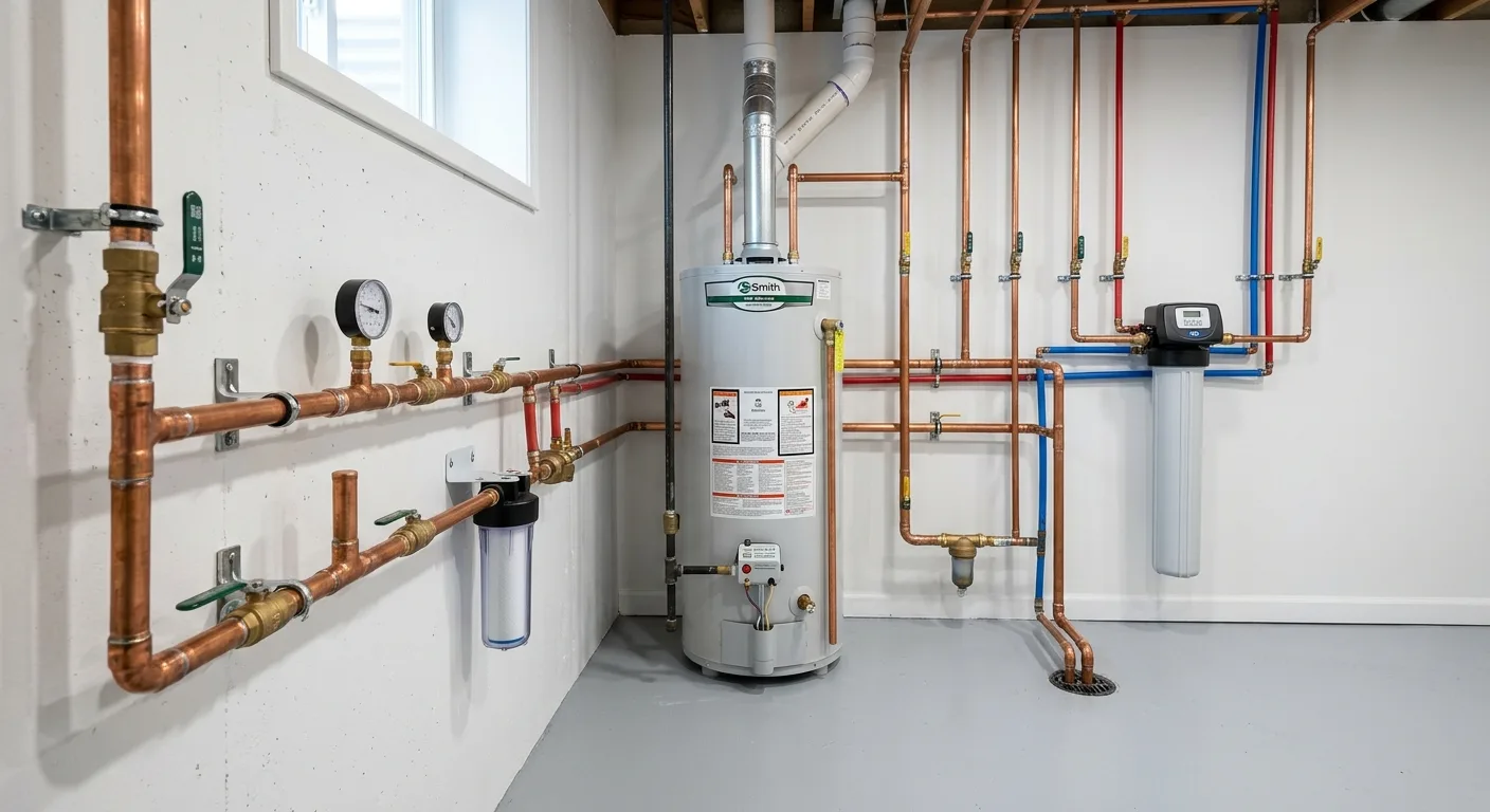 Residential plumbing repair project in the east metro, MN