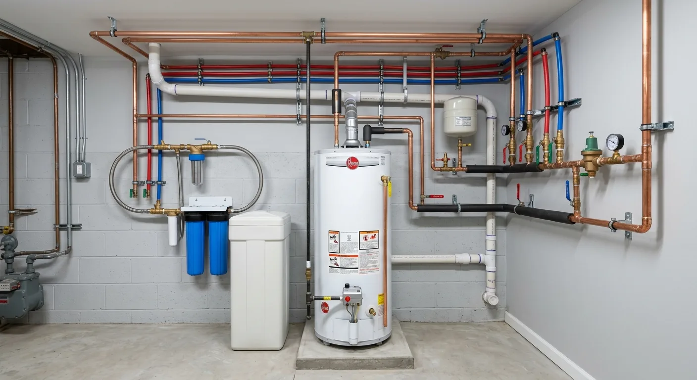 Residential plumbing repair project in the east metro, MN