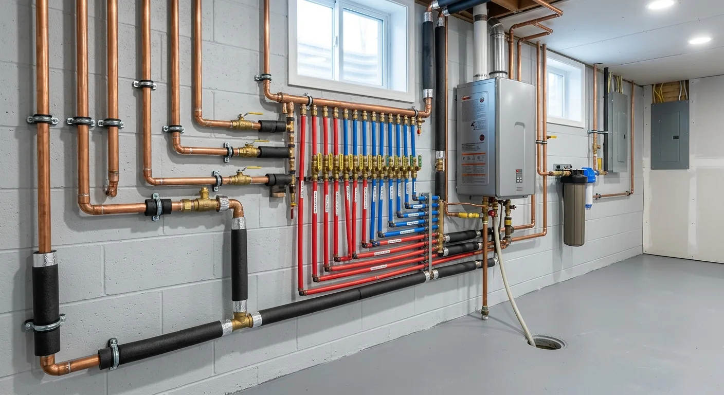 Residential plumbing repair project in the east metro, MN