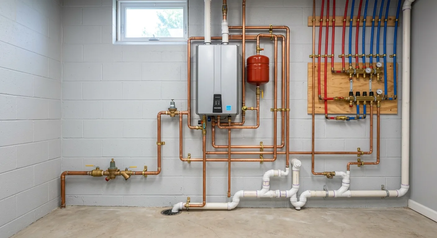Residential plumbing repair project in the east metro, MN