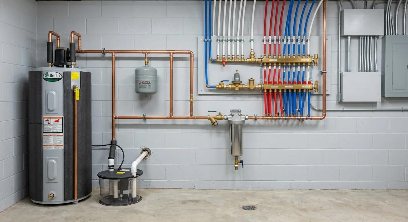 Residential plumbing repair project in the east metro, MN