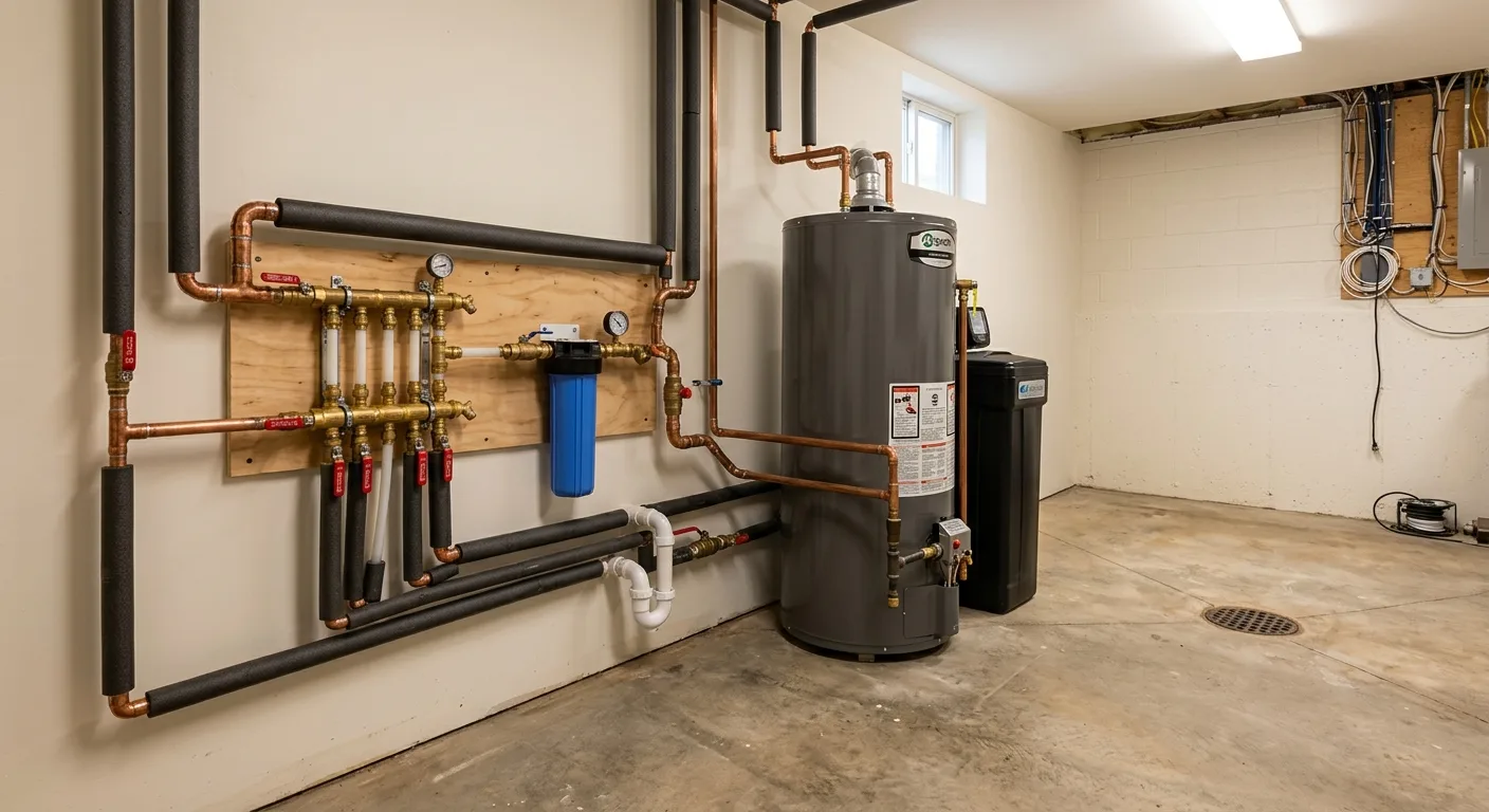 Residential plumbing repair project in the east metro, MN