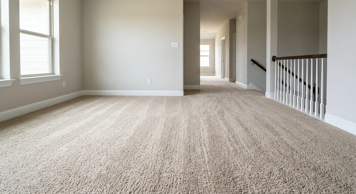 carpet steam cleaning work, project example in Fresno, TX