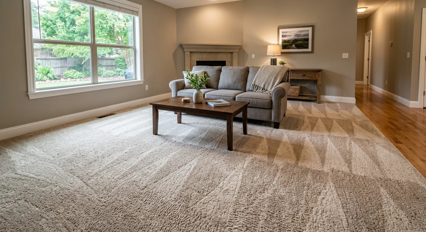 deep carpet steam cleaning work, project example in Highlands, TX