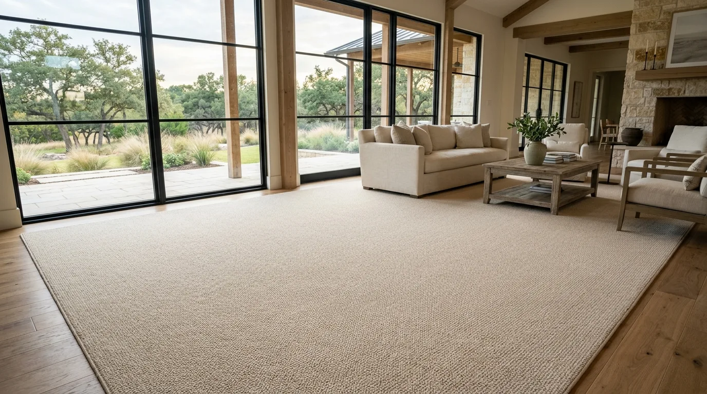 carpet steam cleaning work, project example in Hockley, TX