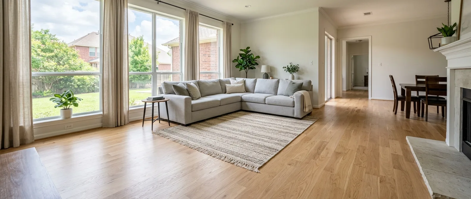 pet stains in suburban households work, project example in Katy, TX