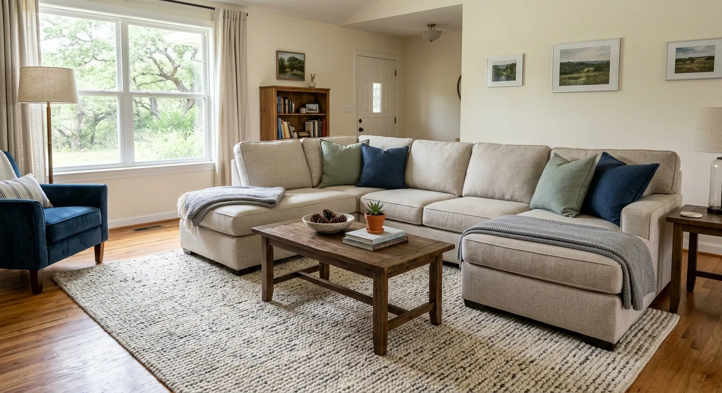 upholstery cleaning work, project example in Old River-Winfree, TX