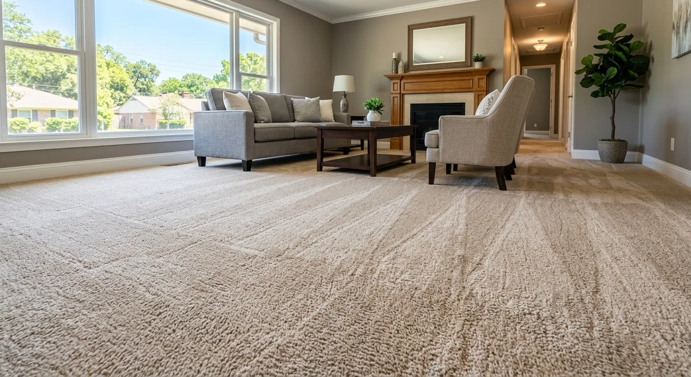 carpet steam cleaning work, project example in Pasadena, TX
