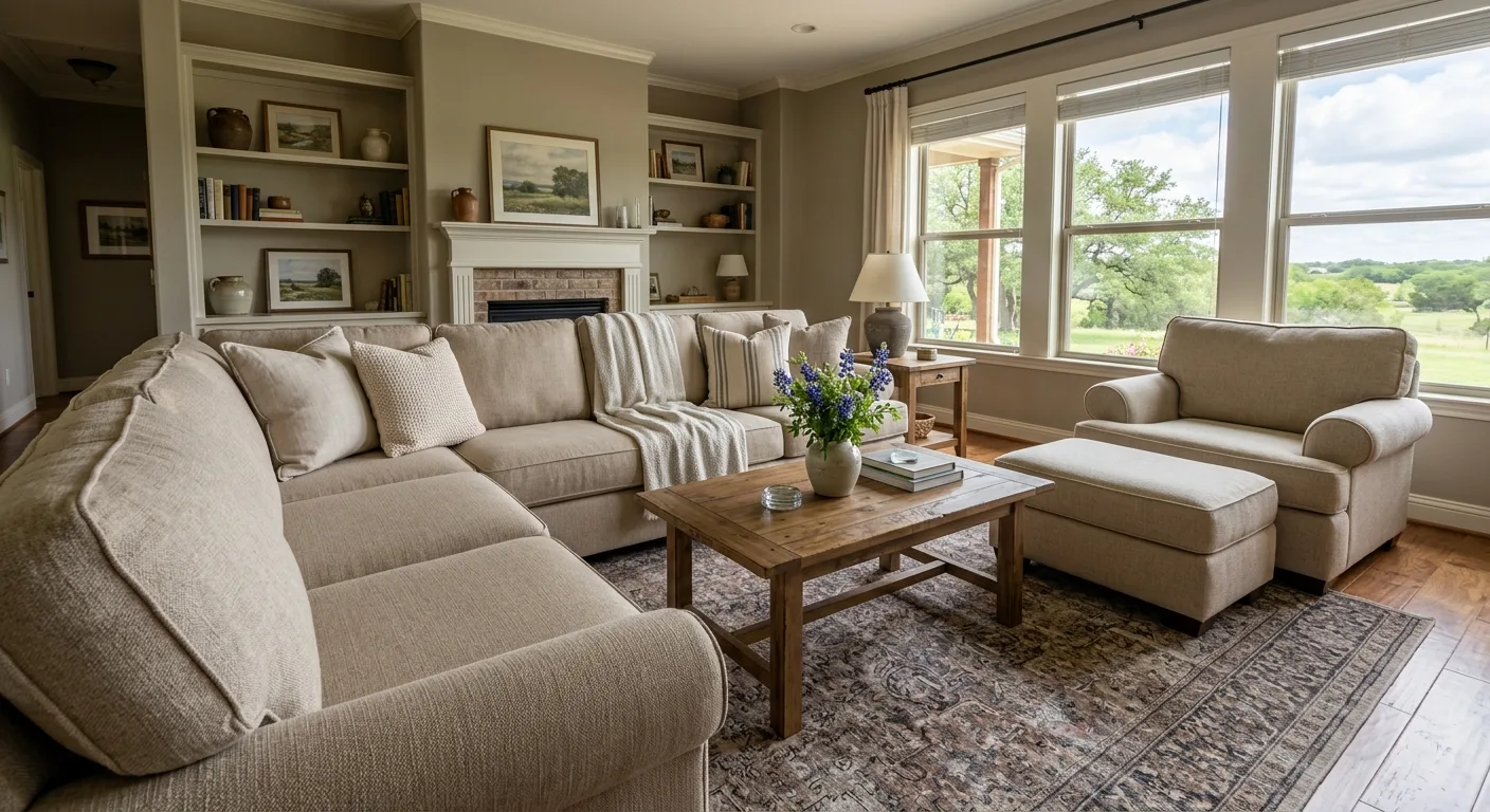 upholstery cleaning work, project example in Prairie View, tx