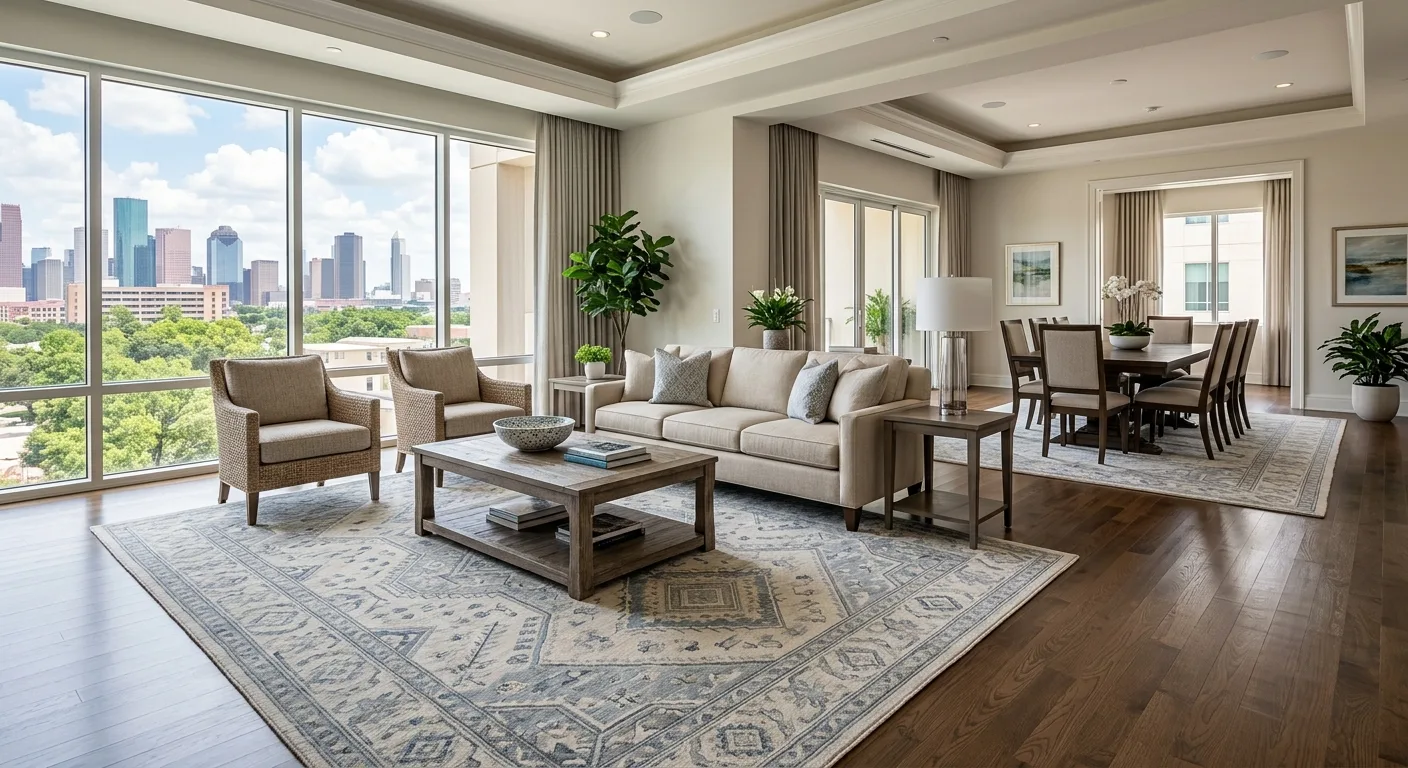 wool area rugs work, professional service in Houston, TX