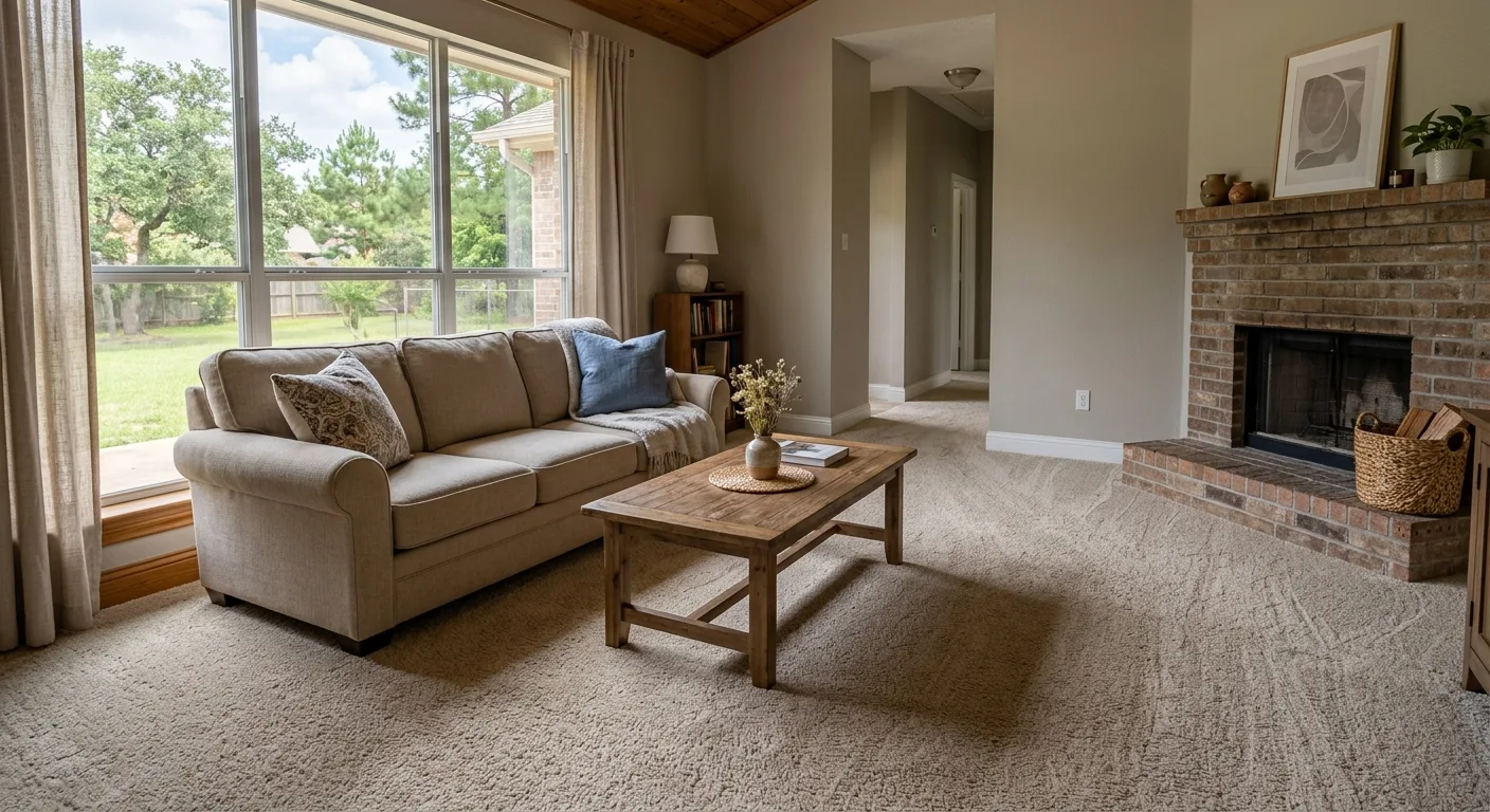 pet stain and odor removal work, project example in Splendora, TX