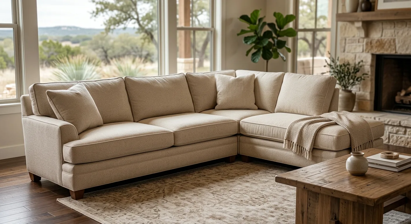 upholstery cleaning work, project example in Stagecoach, TX