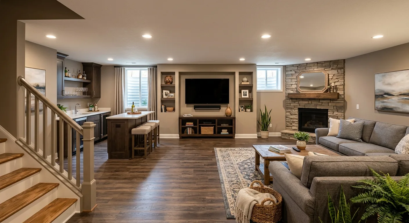 basement remodeling work — professional service in Mesquite, TX