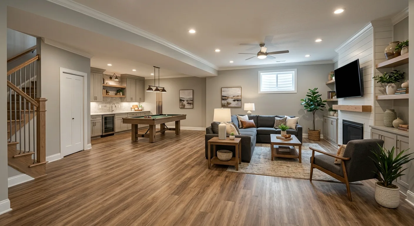 basement remodeling work — professional service in Mesquite, TX