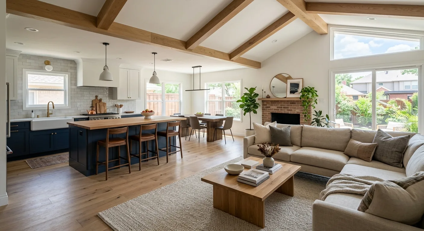 home renovations work — project example in Dallas, TX
