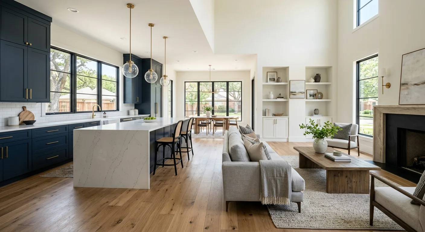 home renovations work — project example in Dallas, TX