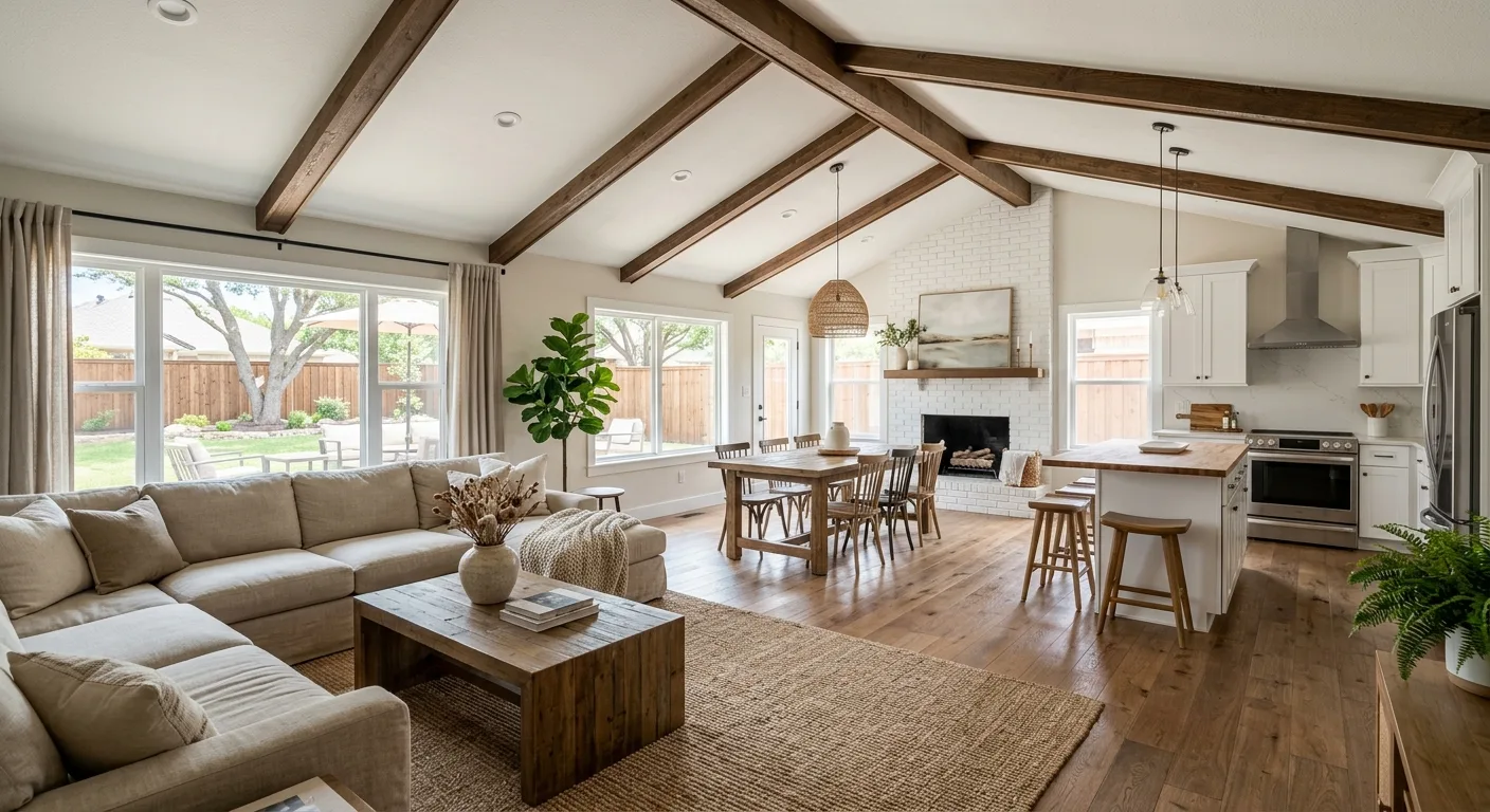 home renovations work — project example in Forney, TX