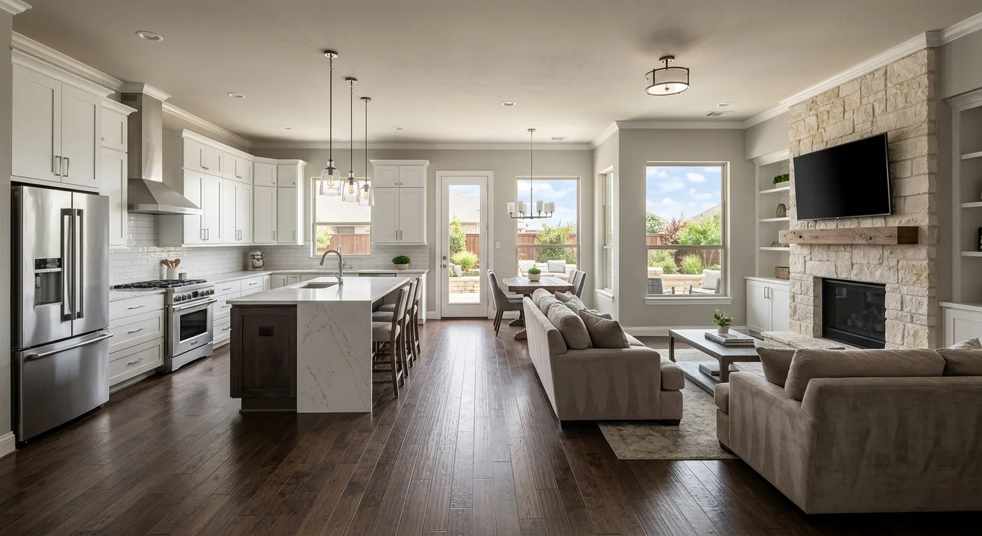 home renovations work — project example in Forney, TX