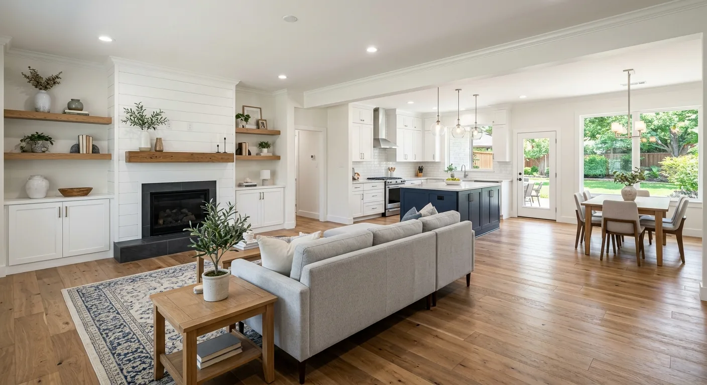 home renovations work — project example in Garland, TX
