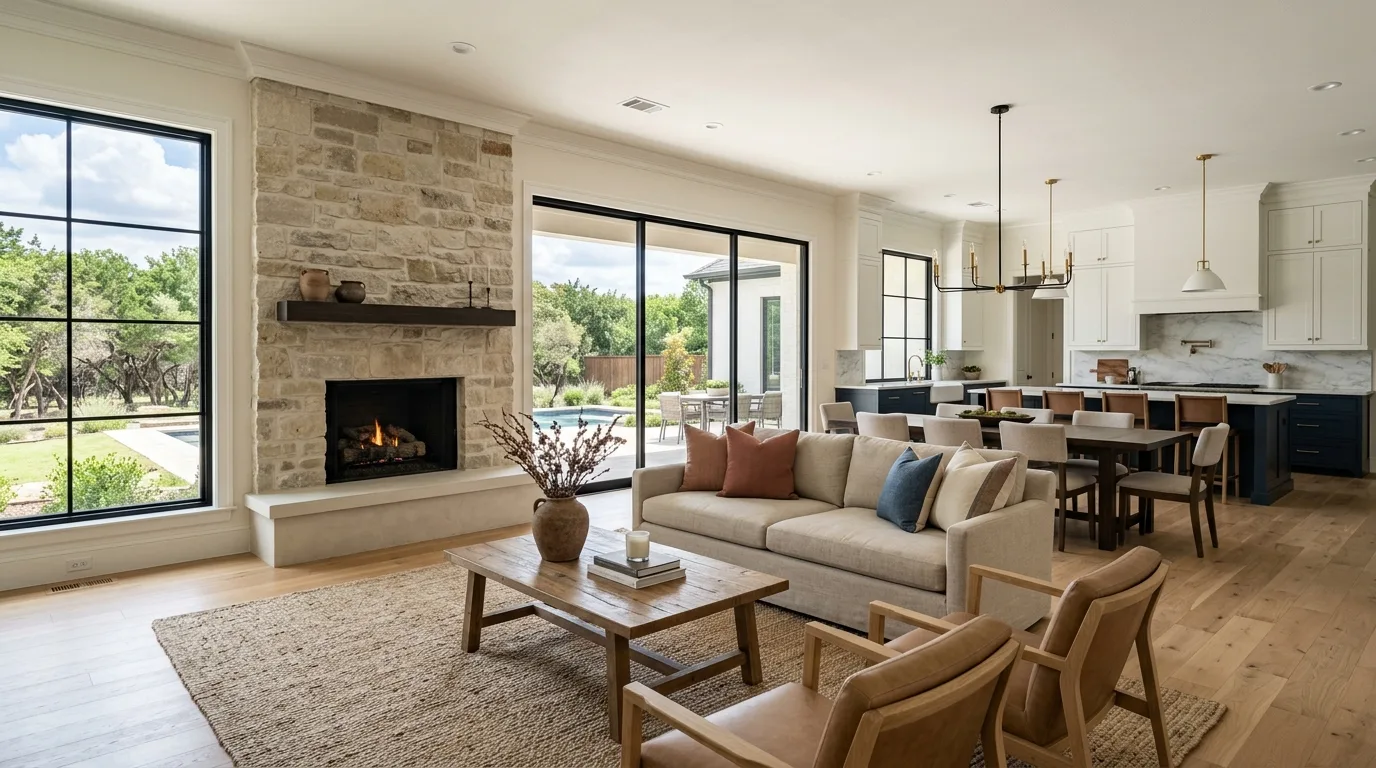 home renovations work — project example in Heath, TX
