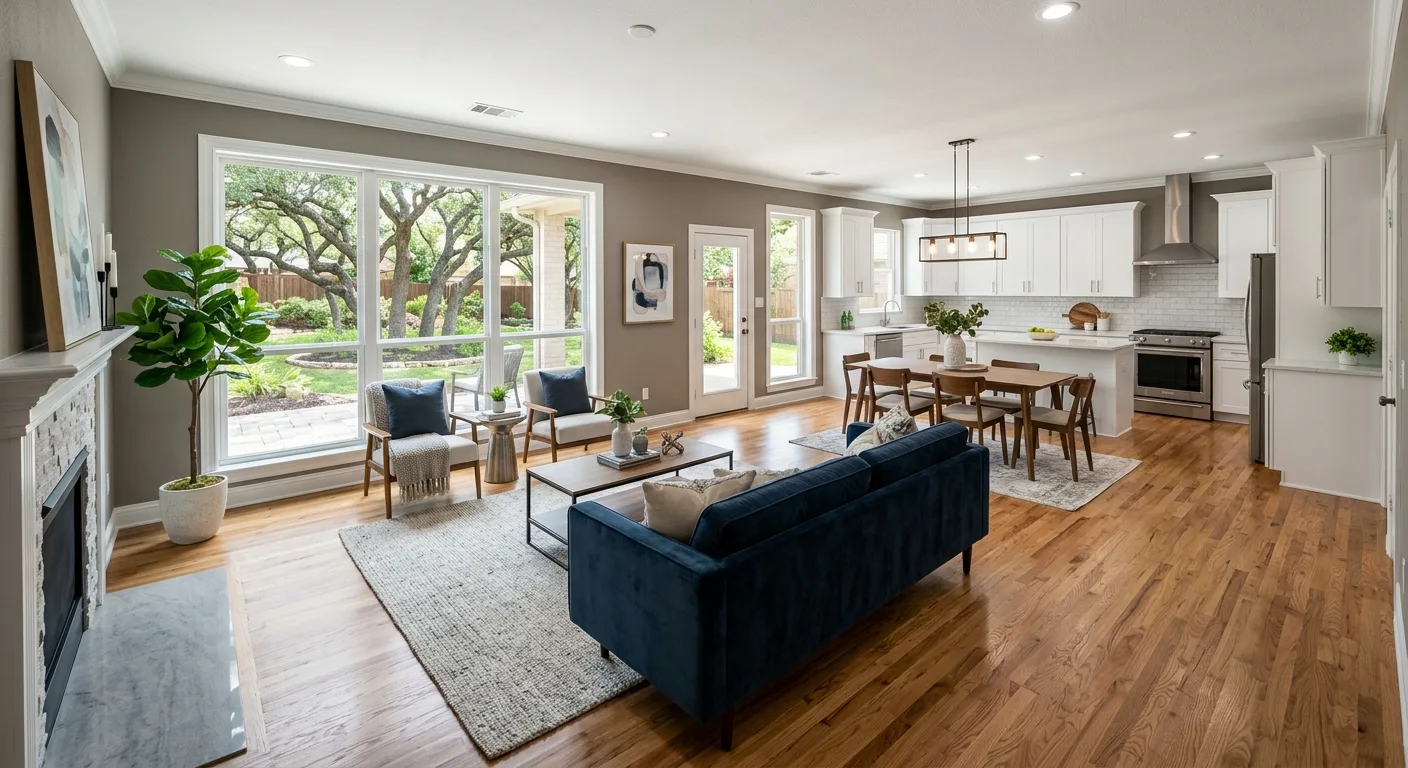 home renovations work — project example in Lancaster, TX