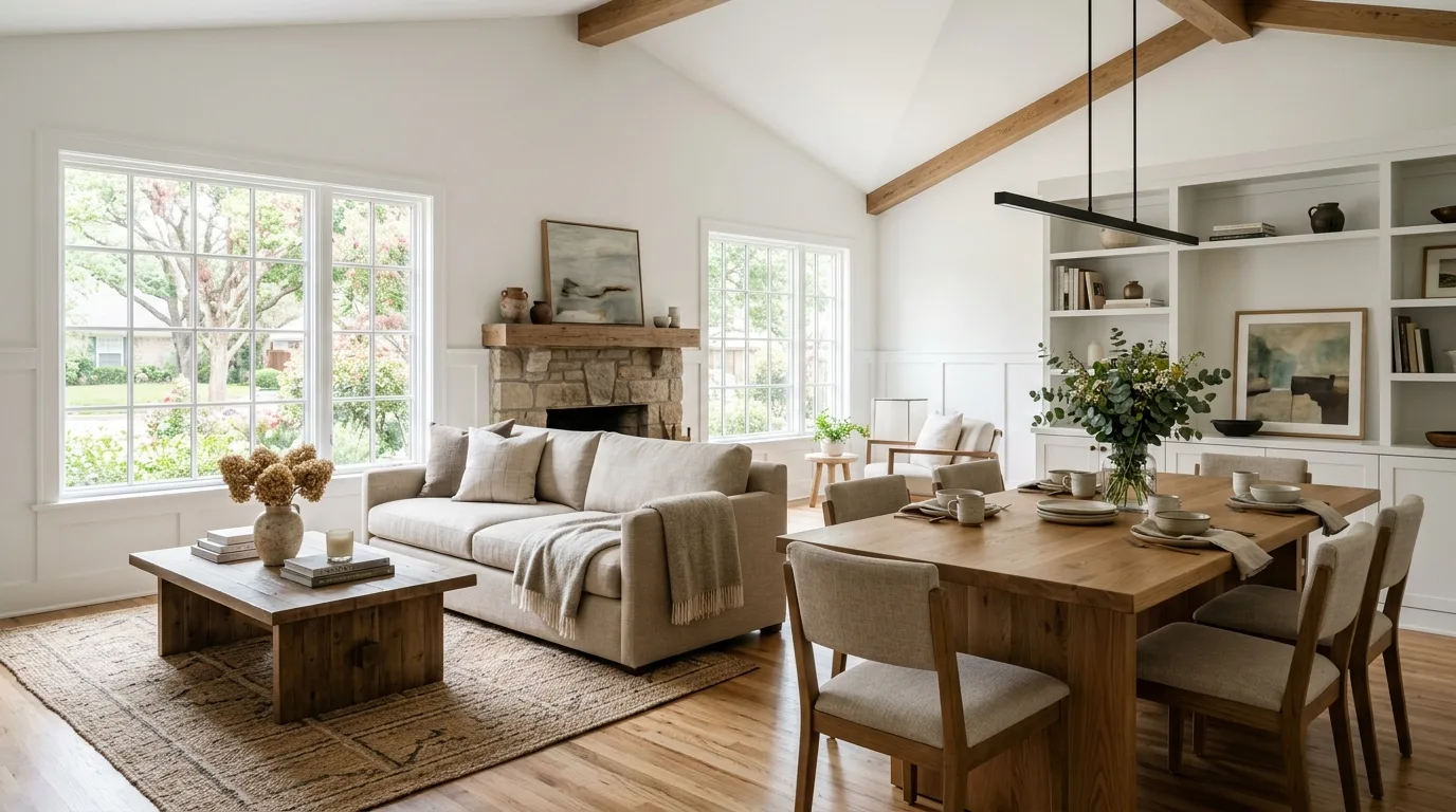 home renovations work — project example in Lancaster, TX