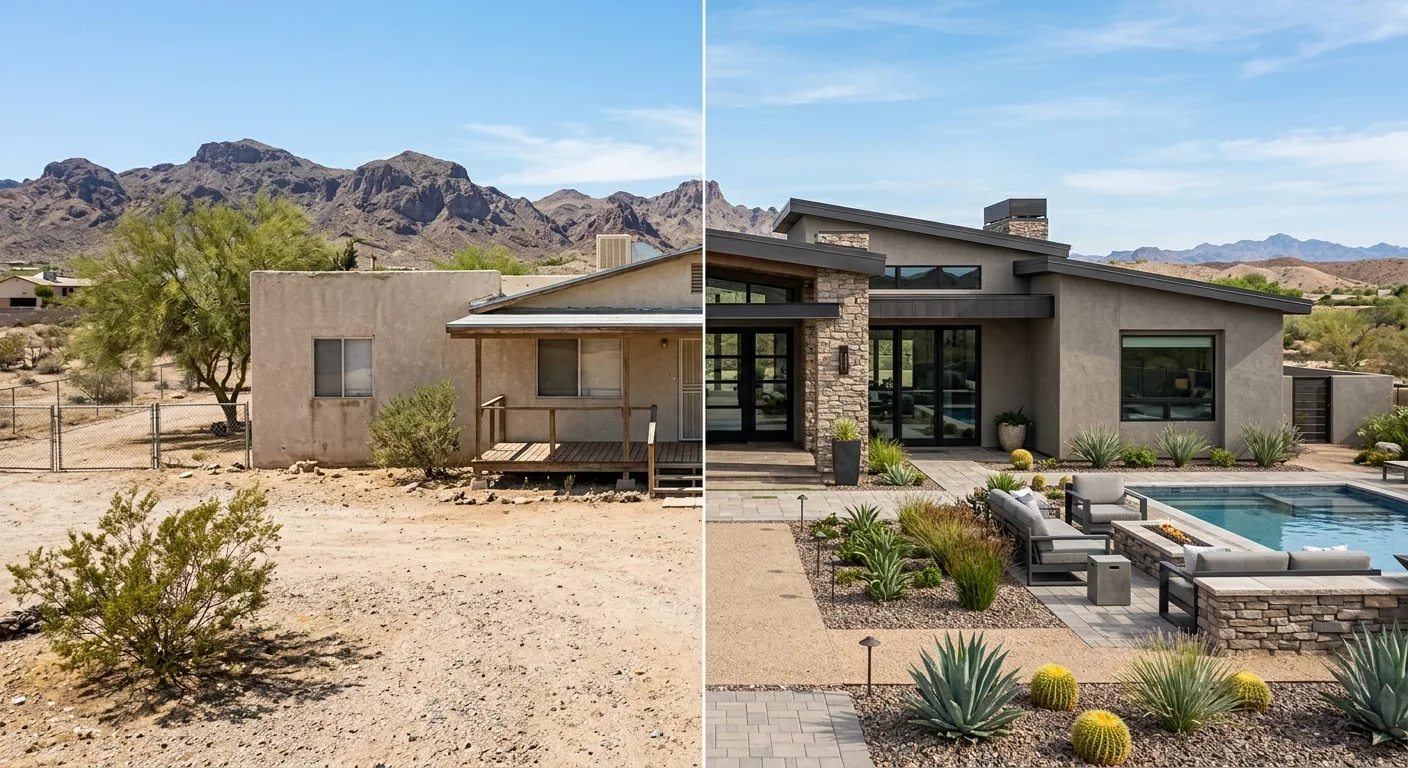 home renovations work — project example in Parker, AZ