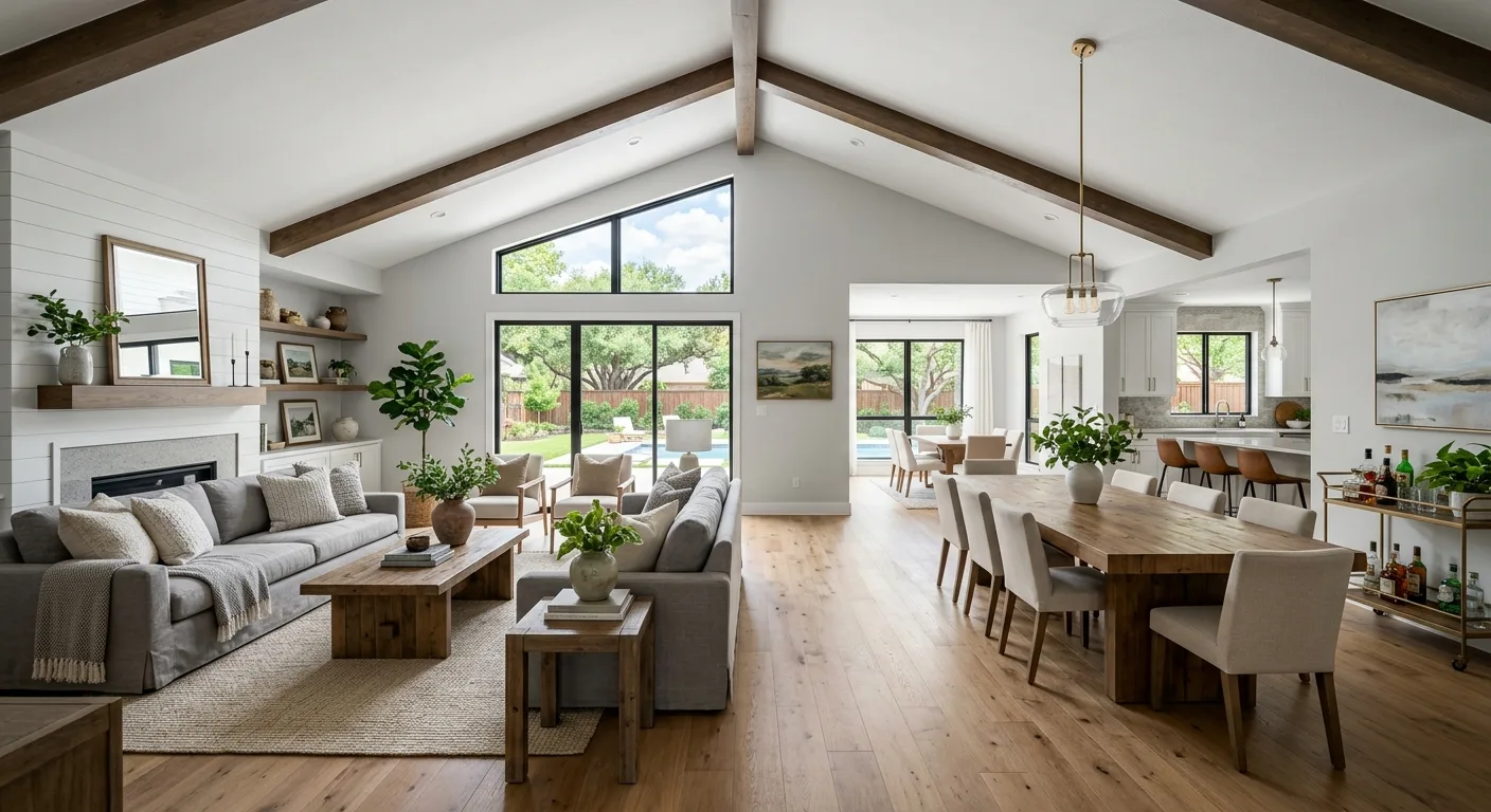 home renovations work — project example in Plano, TX