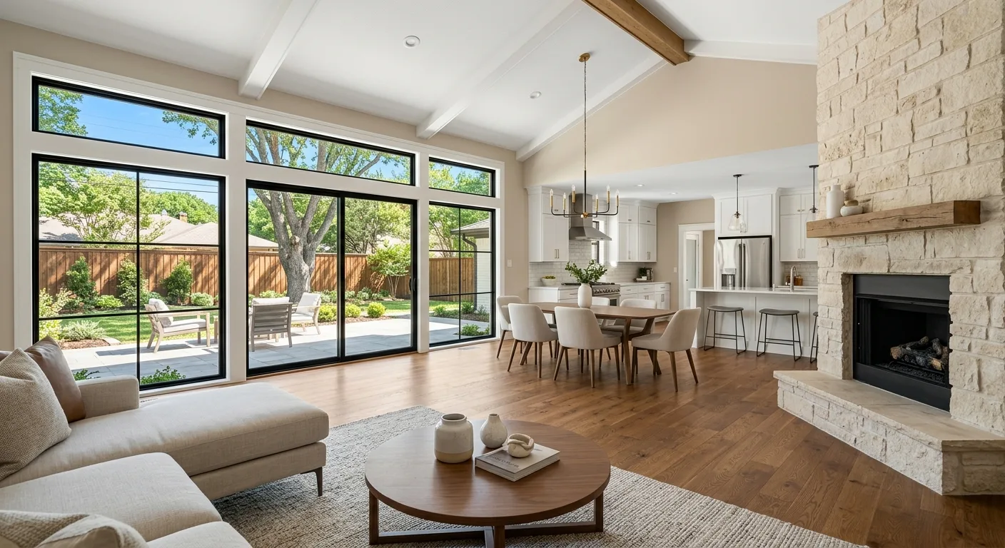 home renovations work — project example in Richardson, TX