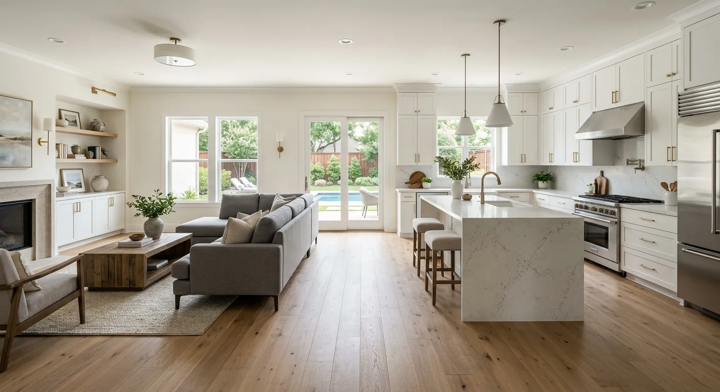 home renovations work — project example in Sachse, TX