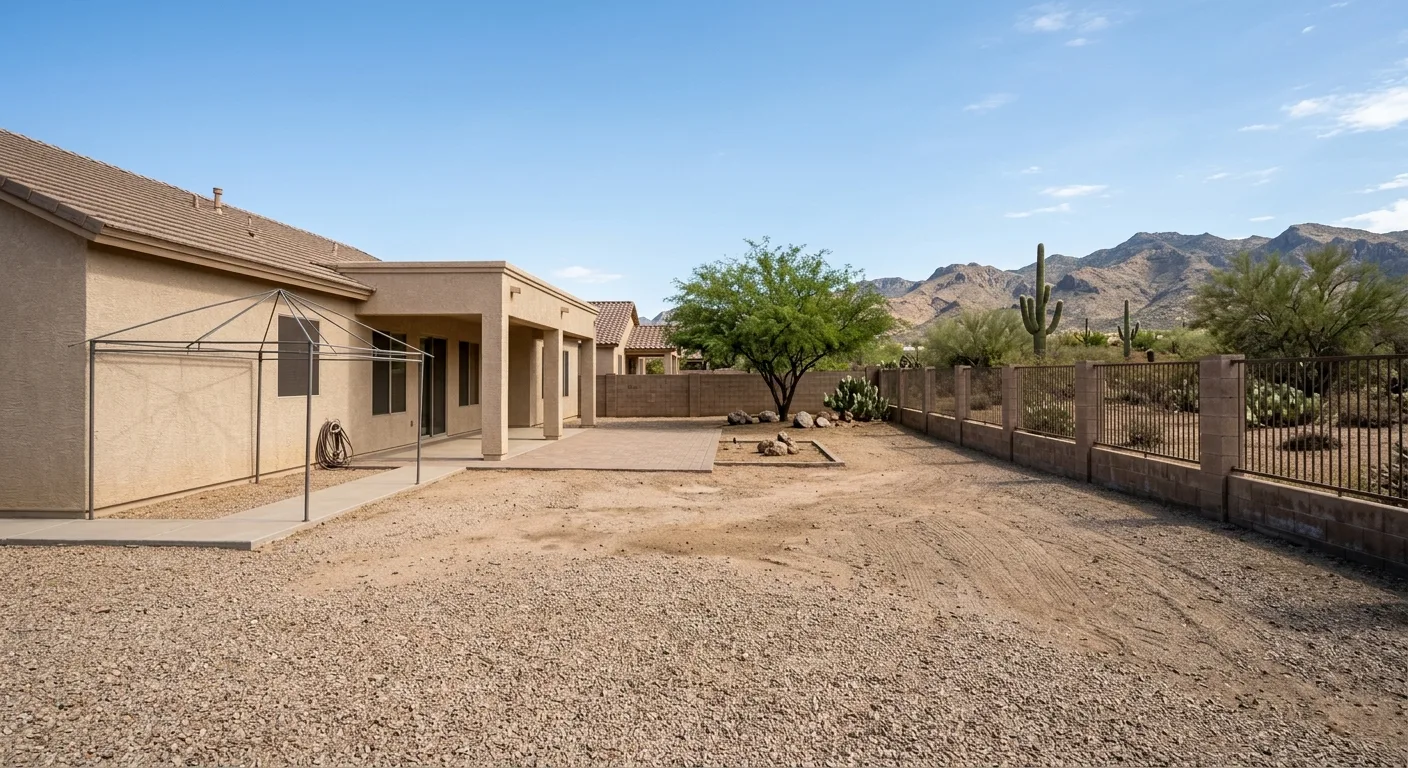 Junk removal service work, project example in Sahuarita, AZ