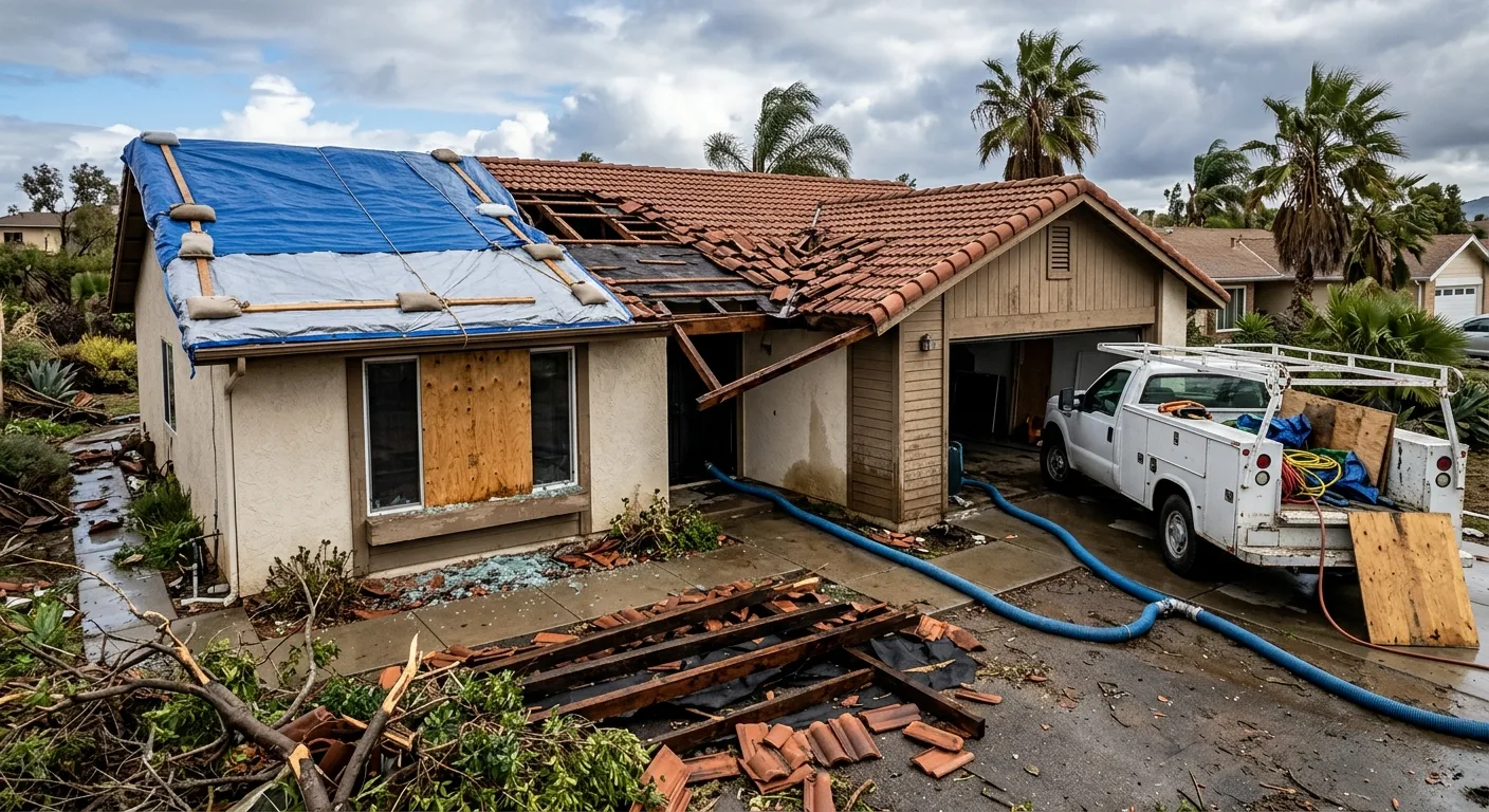 Storm Damage Restoration in San Diego — 24/7 Response