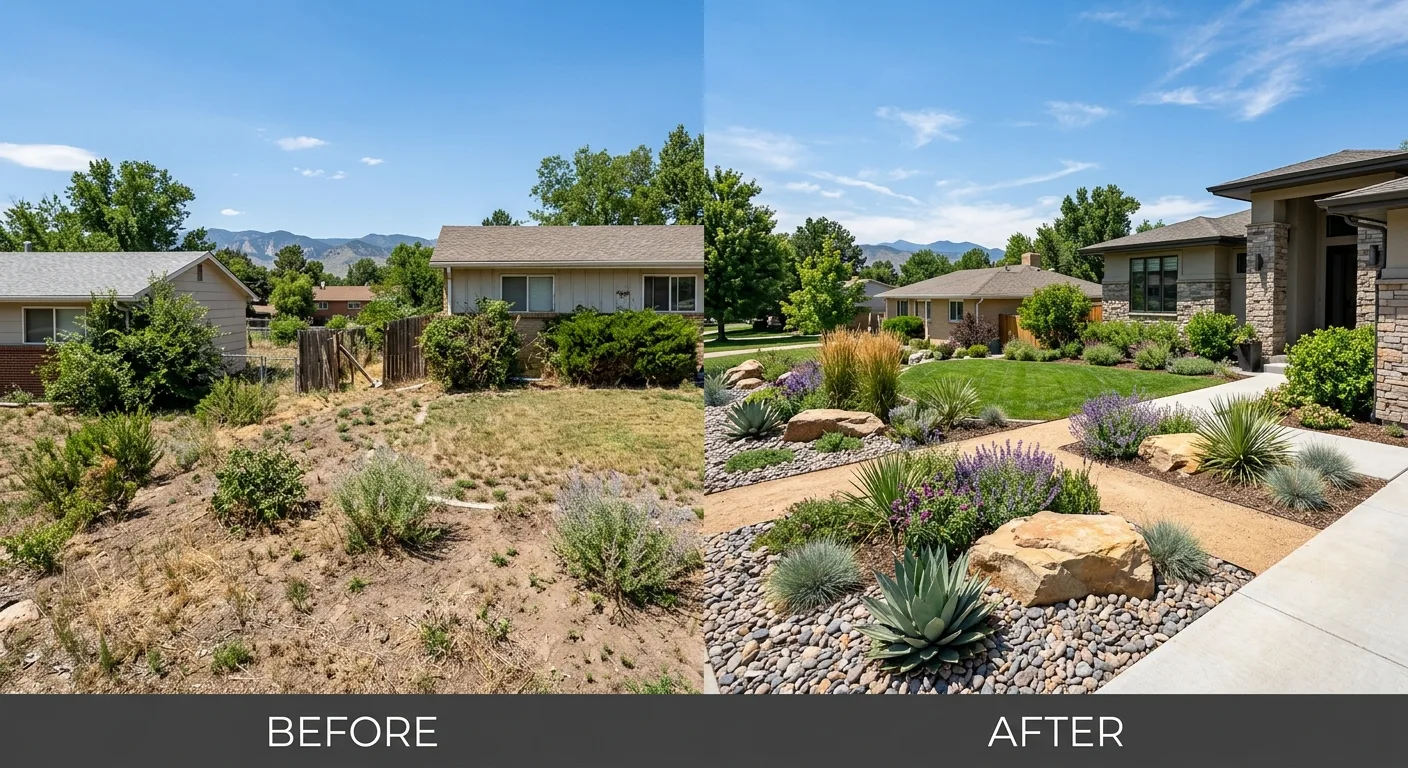 landscaper work — project example in Denver, CO