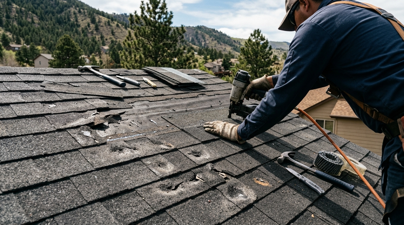 Roof Repair and Hail Damage Repair Built for Colorado Storms