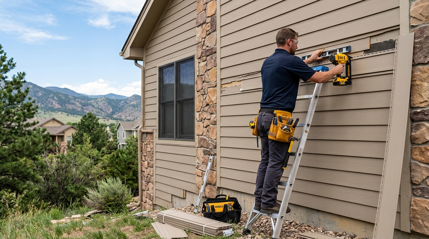 Siding Repair in Colorado, Fixed to Resist Hail and Fire