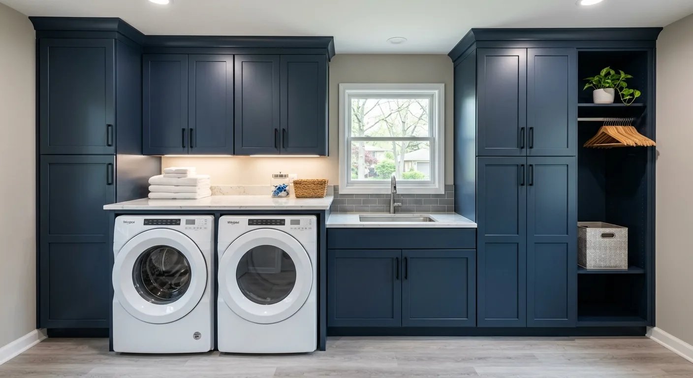 laundry and utility cabinets work, professional service in Schaumburg, IL