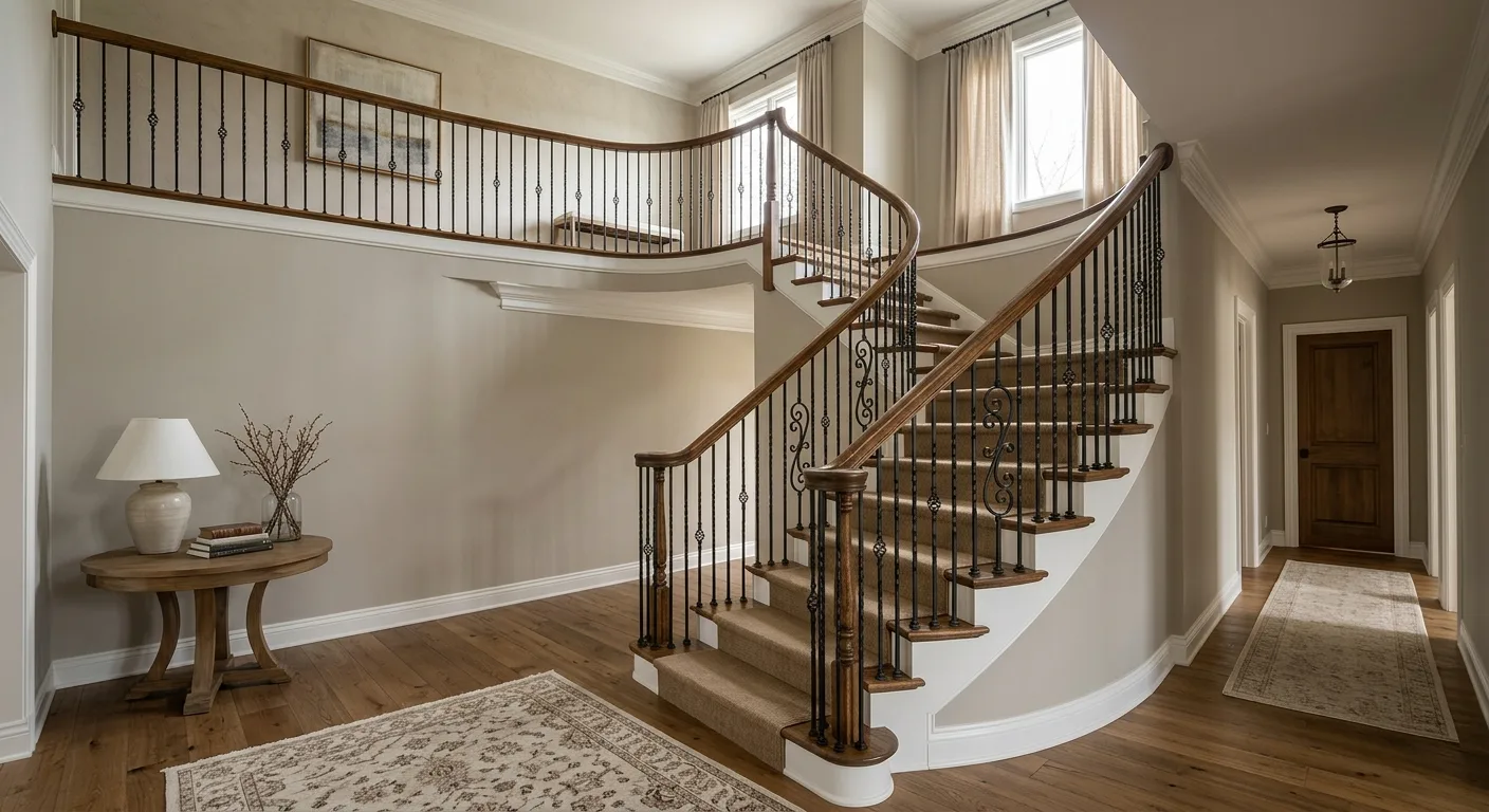 stair railings and handrails work, professional service in Schaumburg, IL