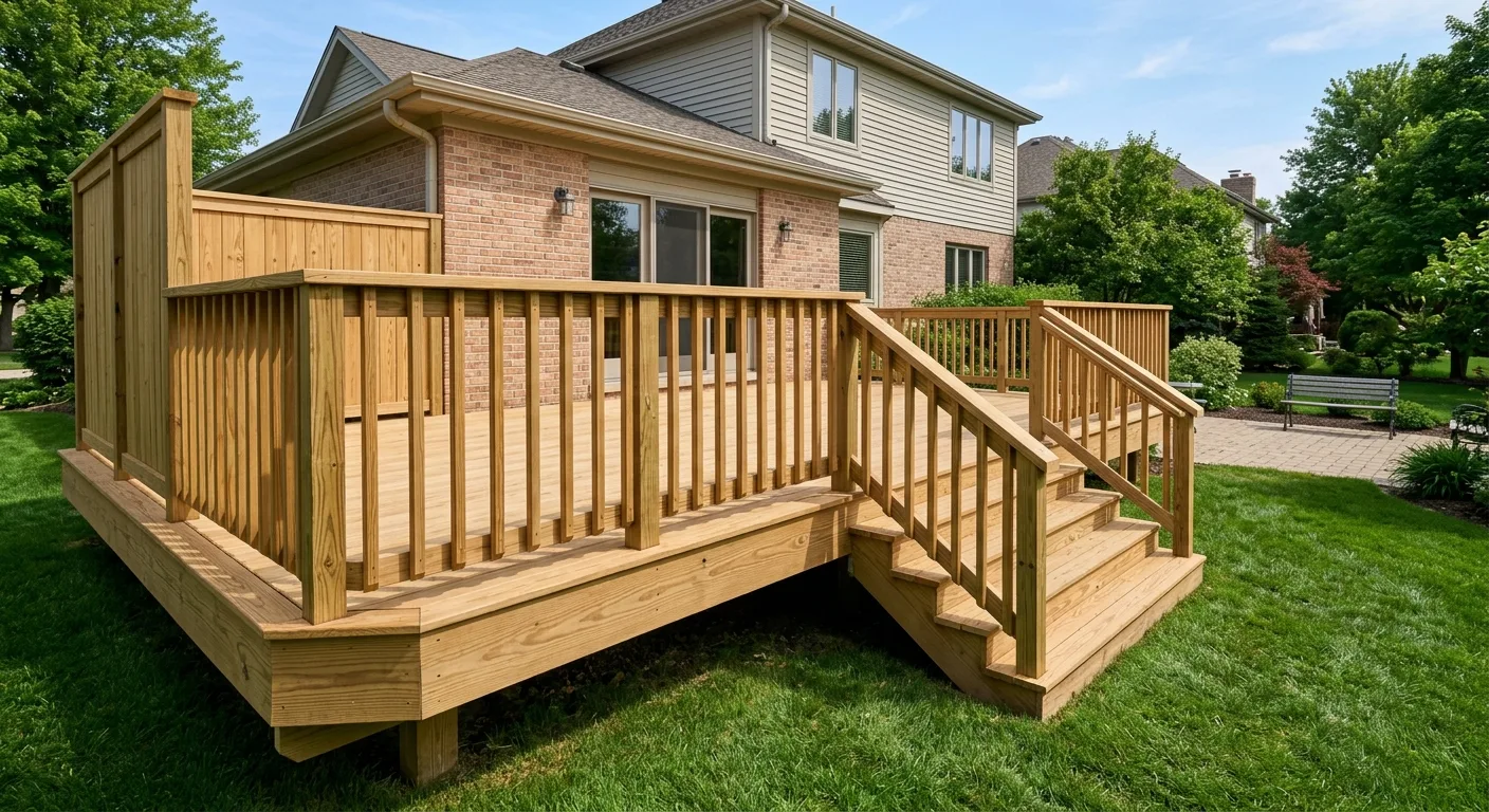 pressure treated pine work, professional service in Schaumburg, IL