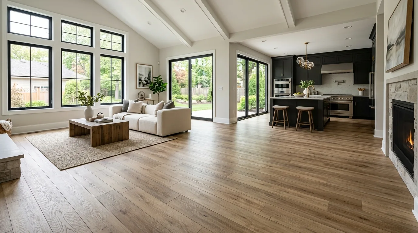 luxury vinyl plank work, professional service in Schaumburg, IL