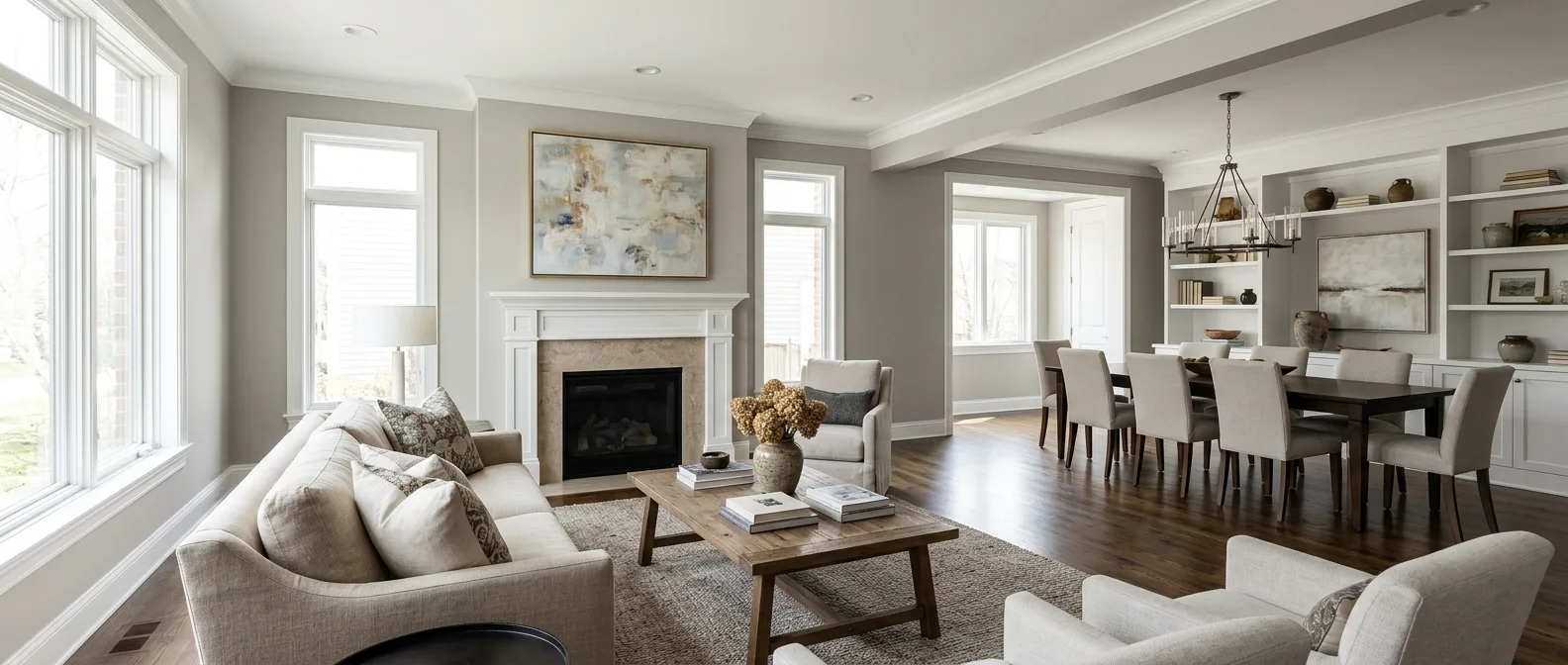 interior painting work, professional service in Schaumburg, IL