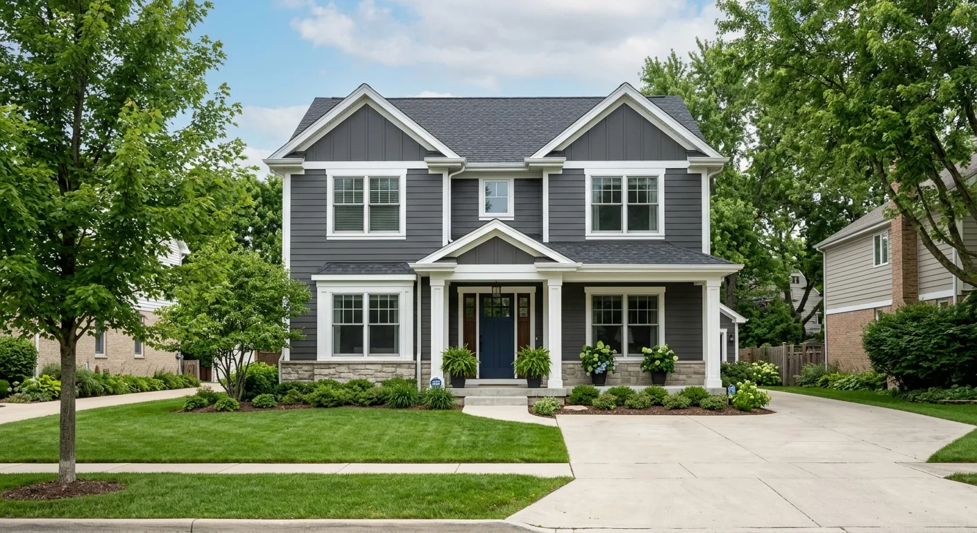 exterior painting work, professional service in Schaumburg, IL