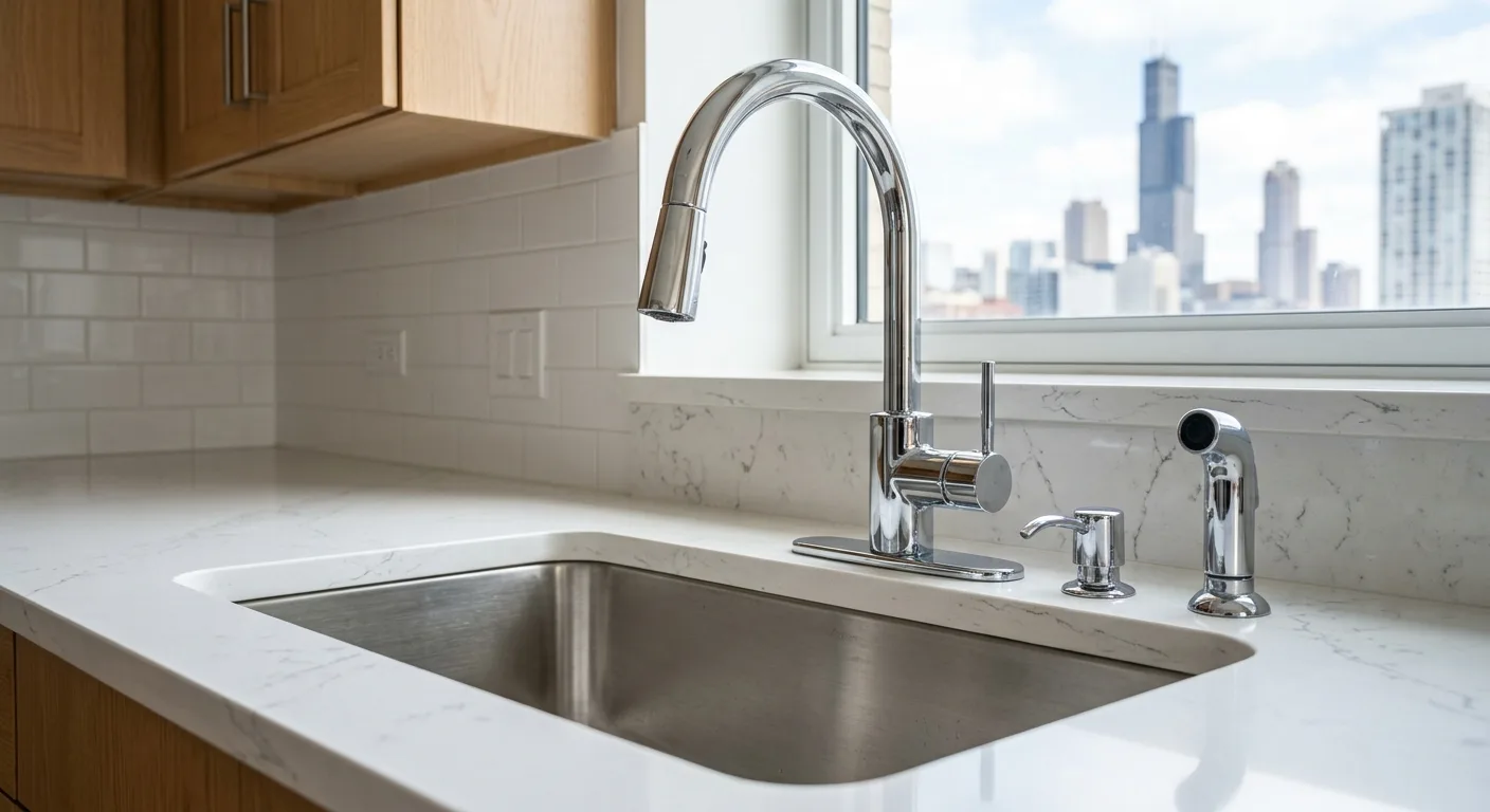 faucet repair work, project example in Chicago, IL