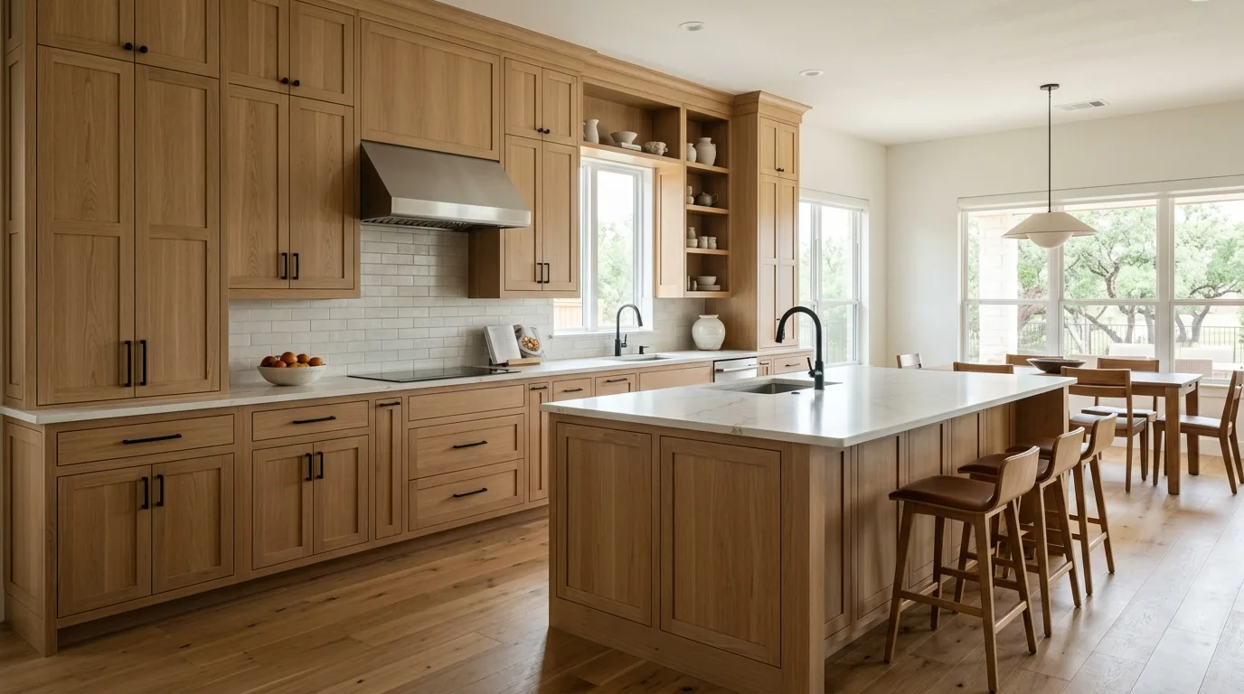 cabinet work work, project example in Hutto, TX