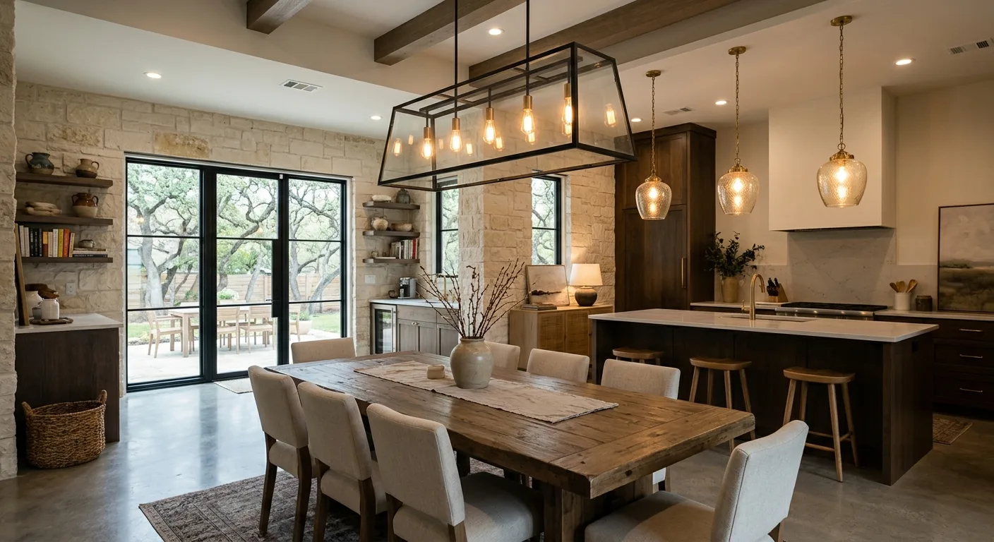 pendant and chandelier lights work, professional service in Austin, TX