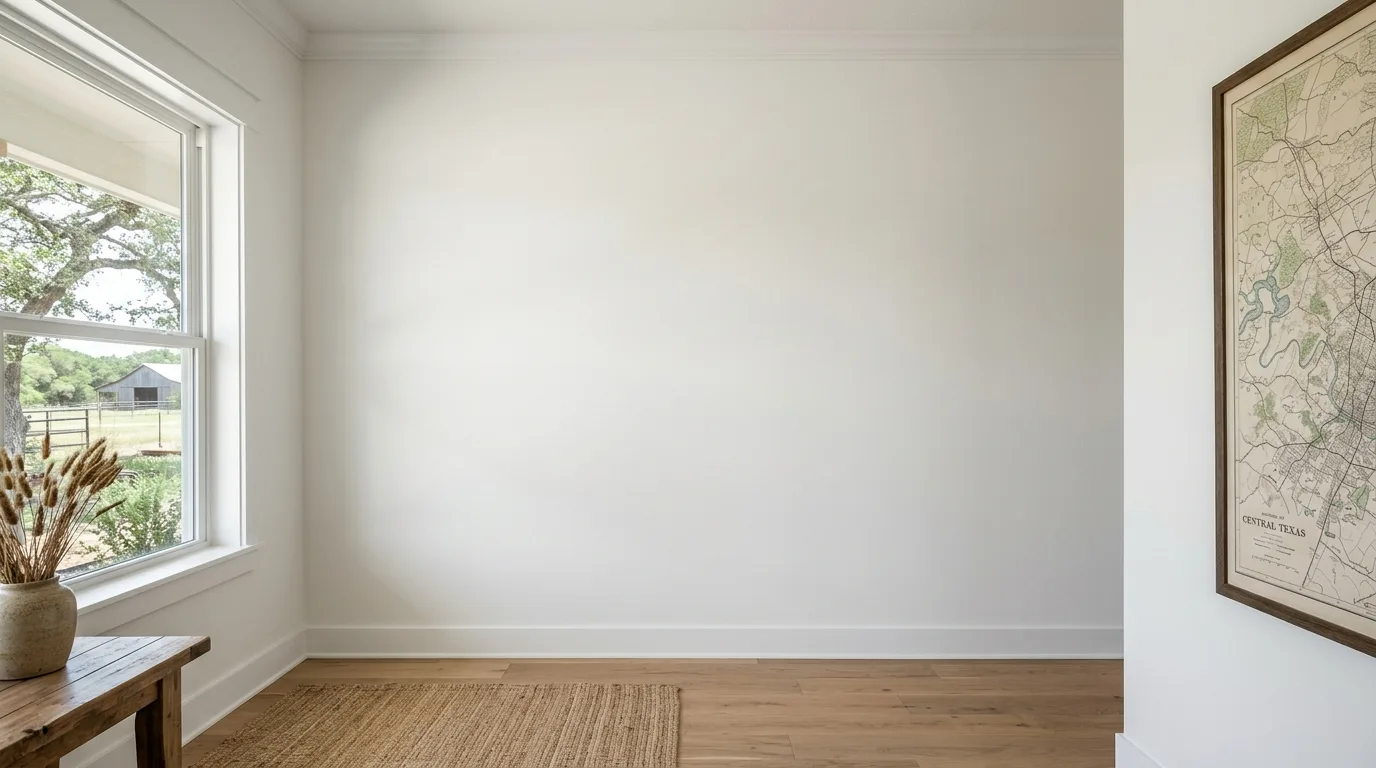 drywall repair work, project example in Manor, TX
