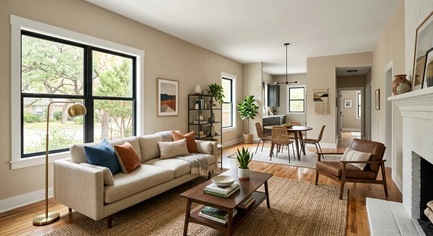interior room painting work, professional service in Austin, TX